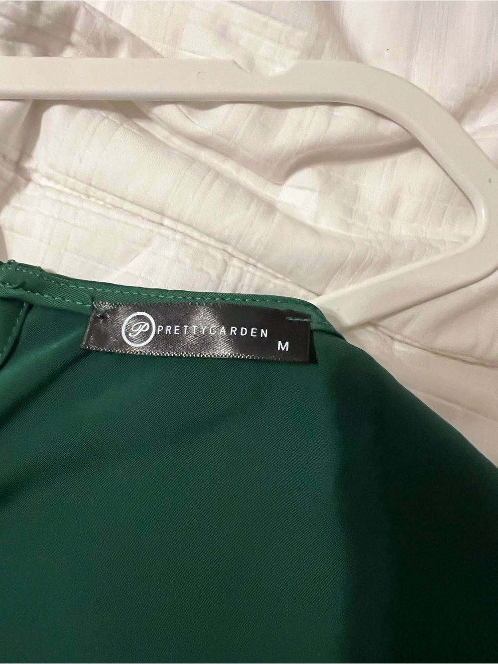 Emerald Green Tie-Waist Long Sleeve Dress - Picture 5 of 5